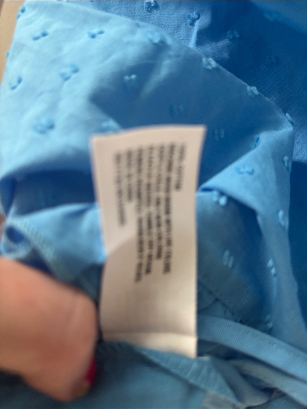 Colsie Blue Ruffle Tie-Front Camisole - Picture 5 of 6